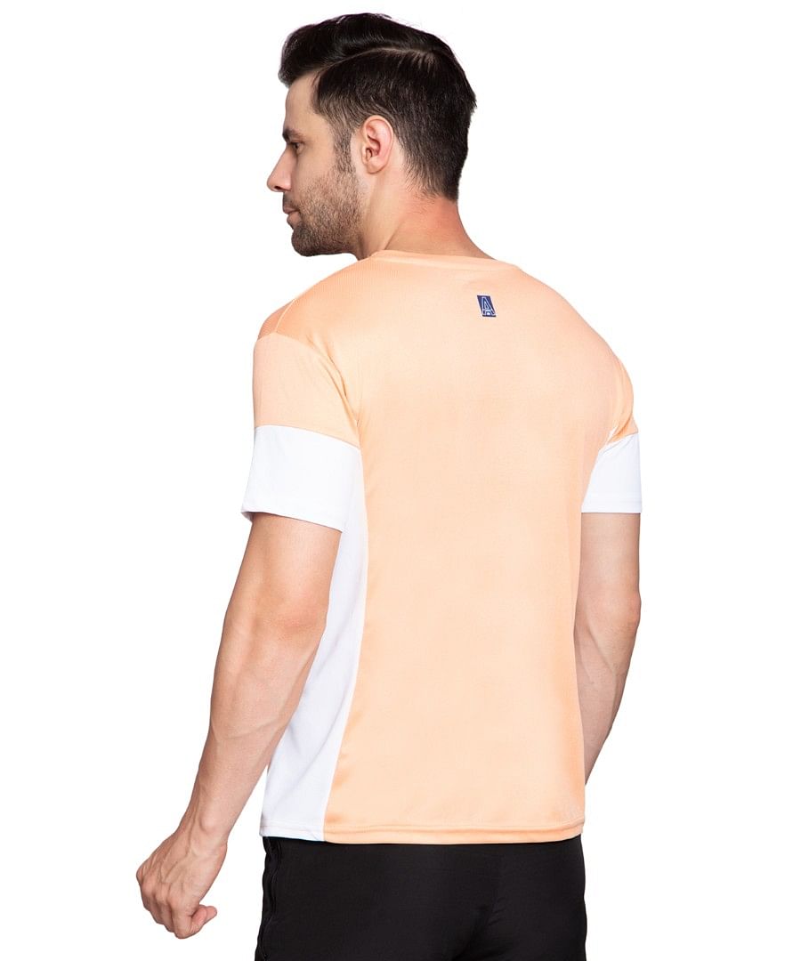 Authenzaa Men Active T-Shirt BTAT006 Peach 