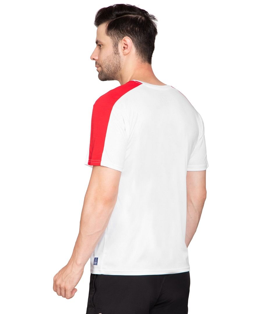 Authenzaa Men Active T-Shirt BTAT008 White 