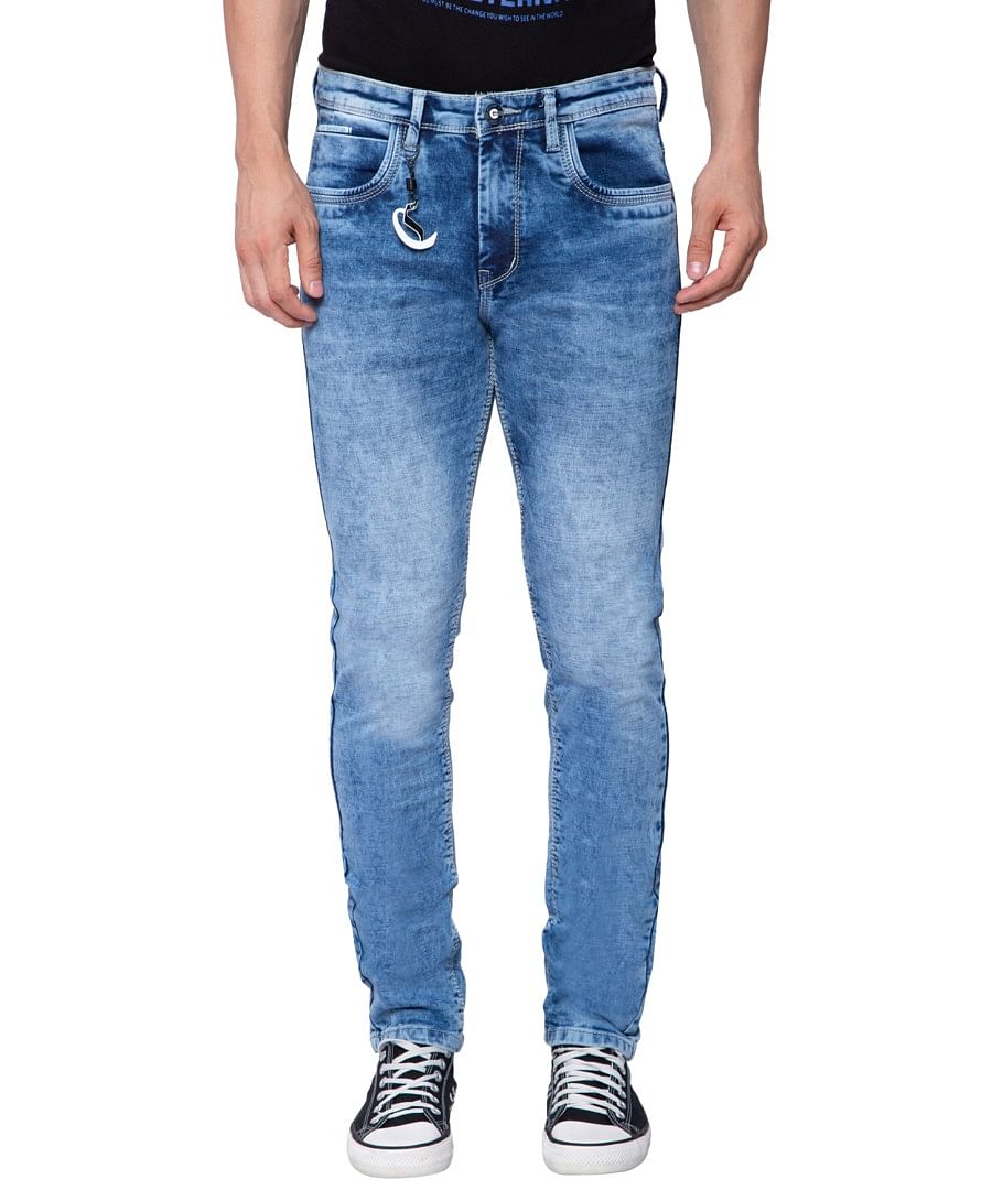 Authenzaa Men Denim jeans SFDJ009 Sky Blue 