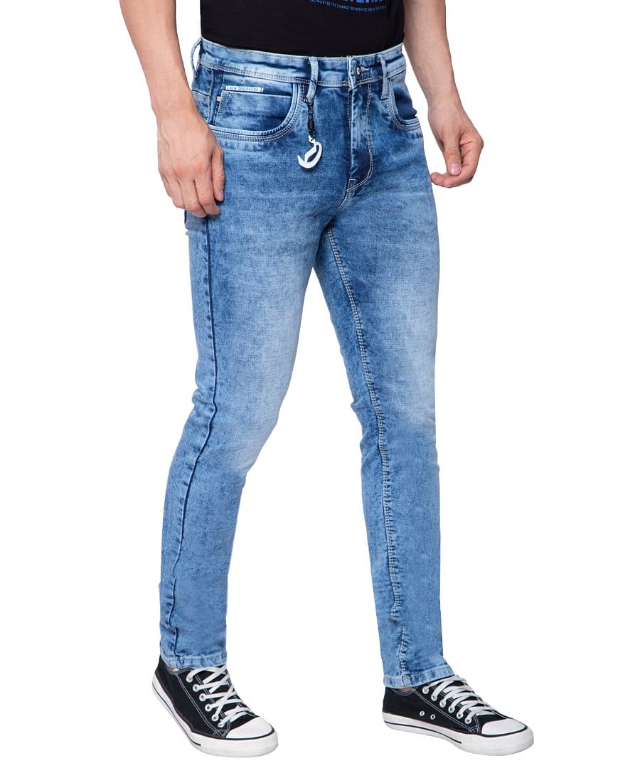 Authenzaa Men Denim jeans SFDJ009 Sky Blue 