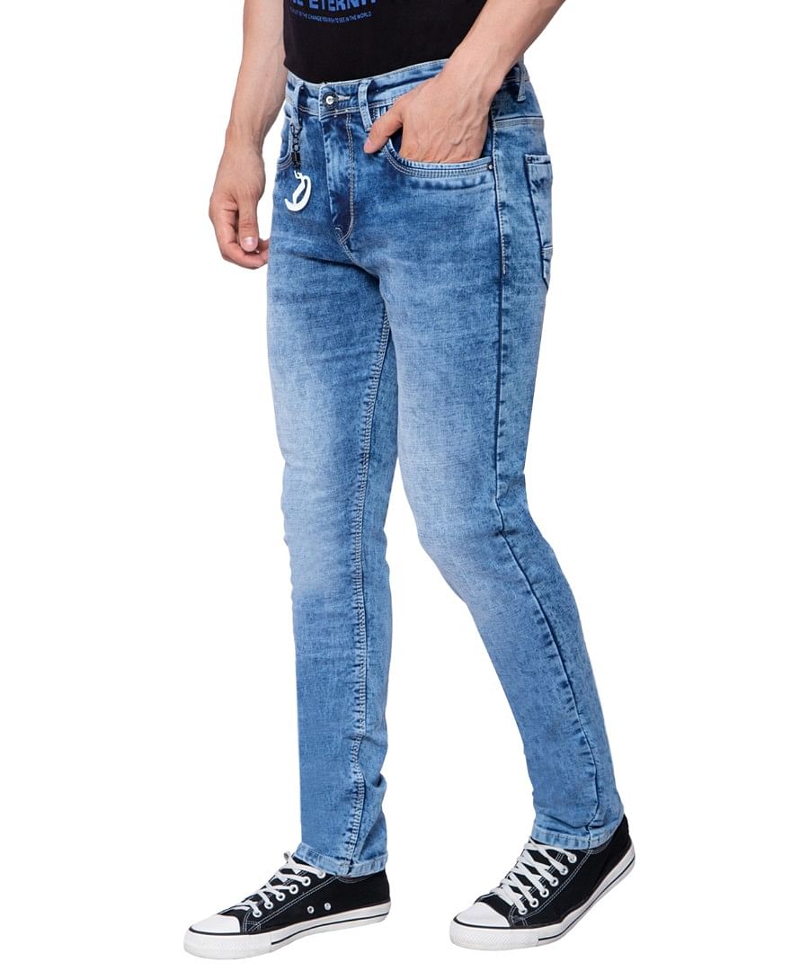 Authenzaa Men Denim jeans SFDJ009 Sky Blue 