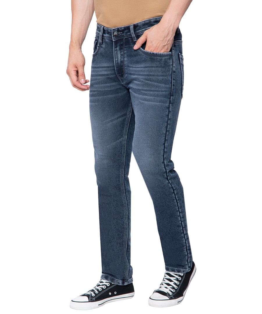 Authenzaa Men Fashion Que Jeans FQJRE001 Mid Grey