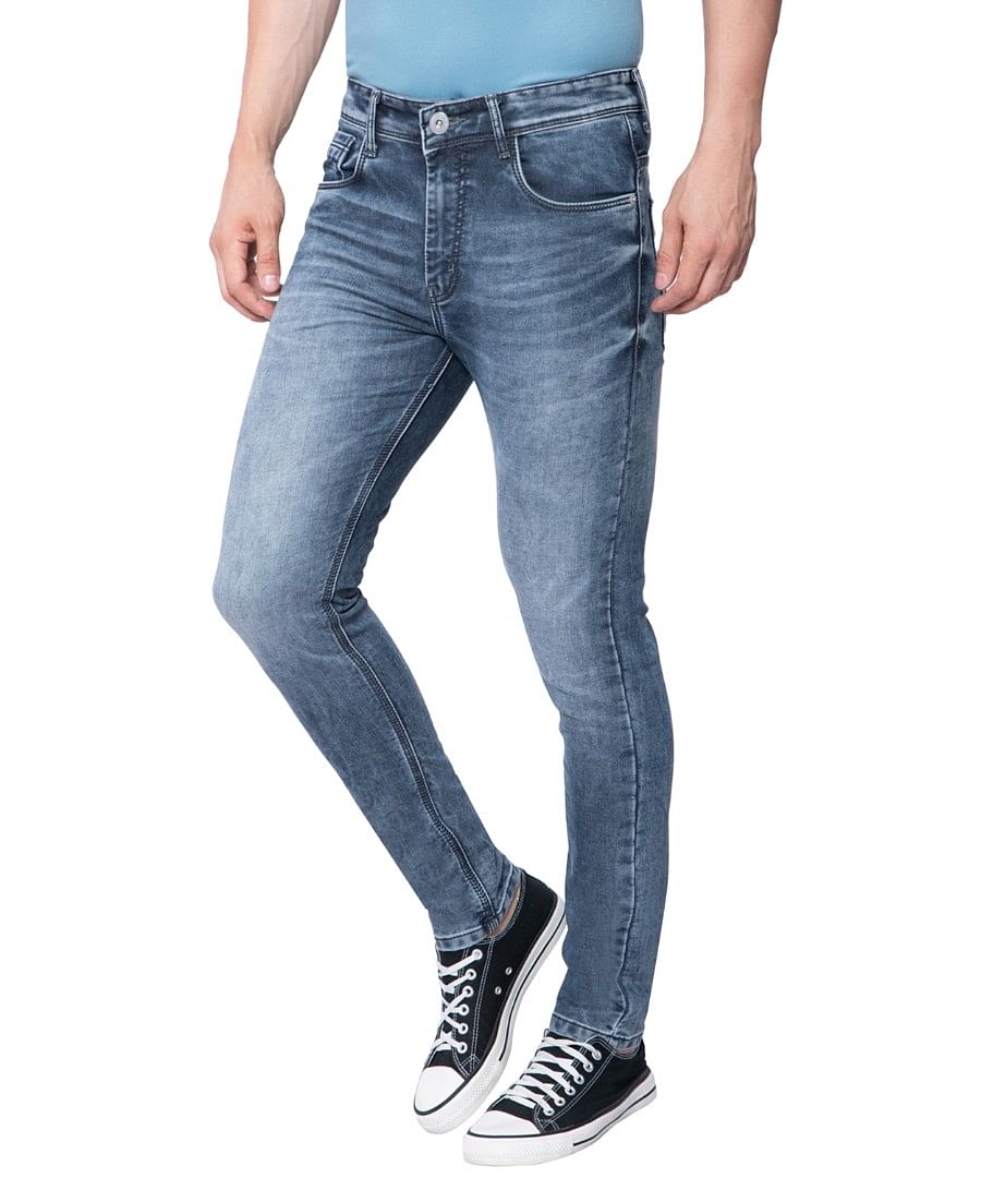 Authenzaa Men Denim jeans SFDJ006 Grey 