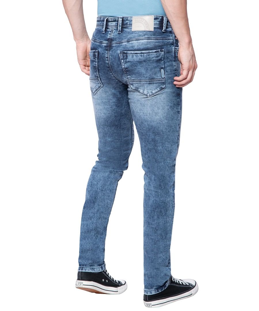 Authenzaa Men Denim jeans SFDJ009 Mid Blue 