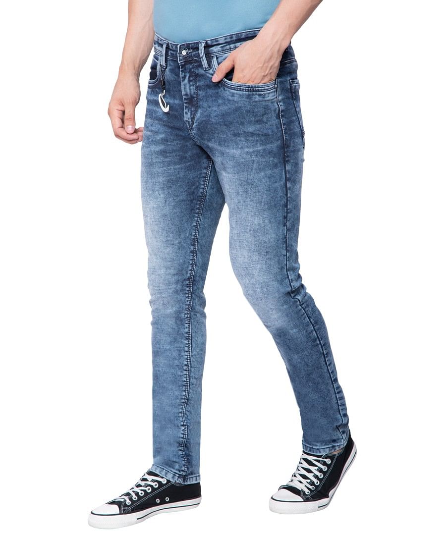 Authenzaa Men Denim jeans SFDJ009 Mid Blue 