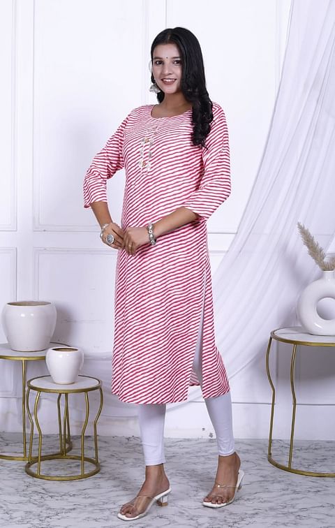 Authenzaa Women Kurti SFBKT006 Carrot 