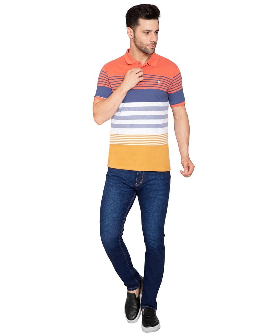 Authenzaa Men Polo T-Shirt SFPT002 Carrot 