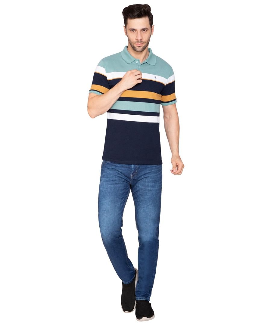 Authenzaa Men Polo T-Shirt SFPT002 Green 