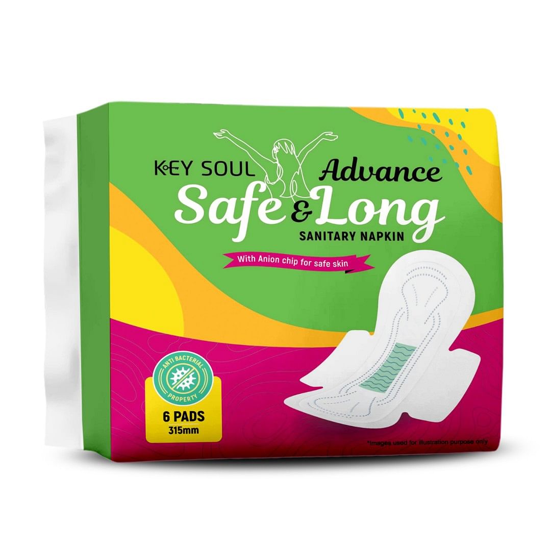 Key Soul Advance Safe & Long Sanitary Napkin 315mm