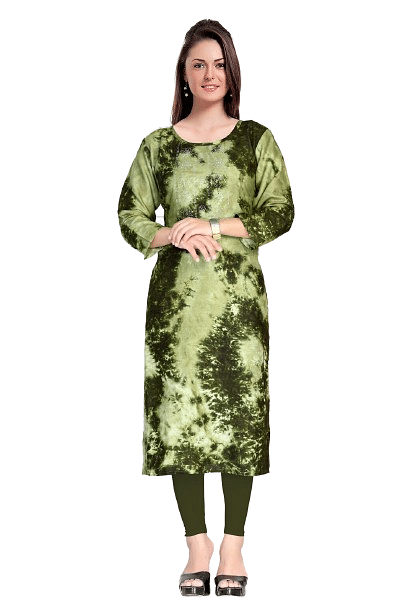 Authenzaa Women Kurti SMCKT004 Green 