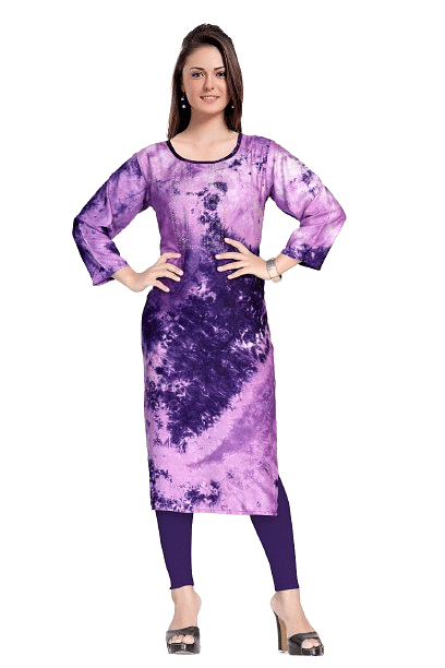 Authenzaa Women Kurti SMCKT004 Purple 