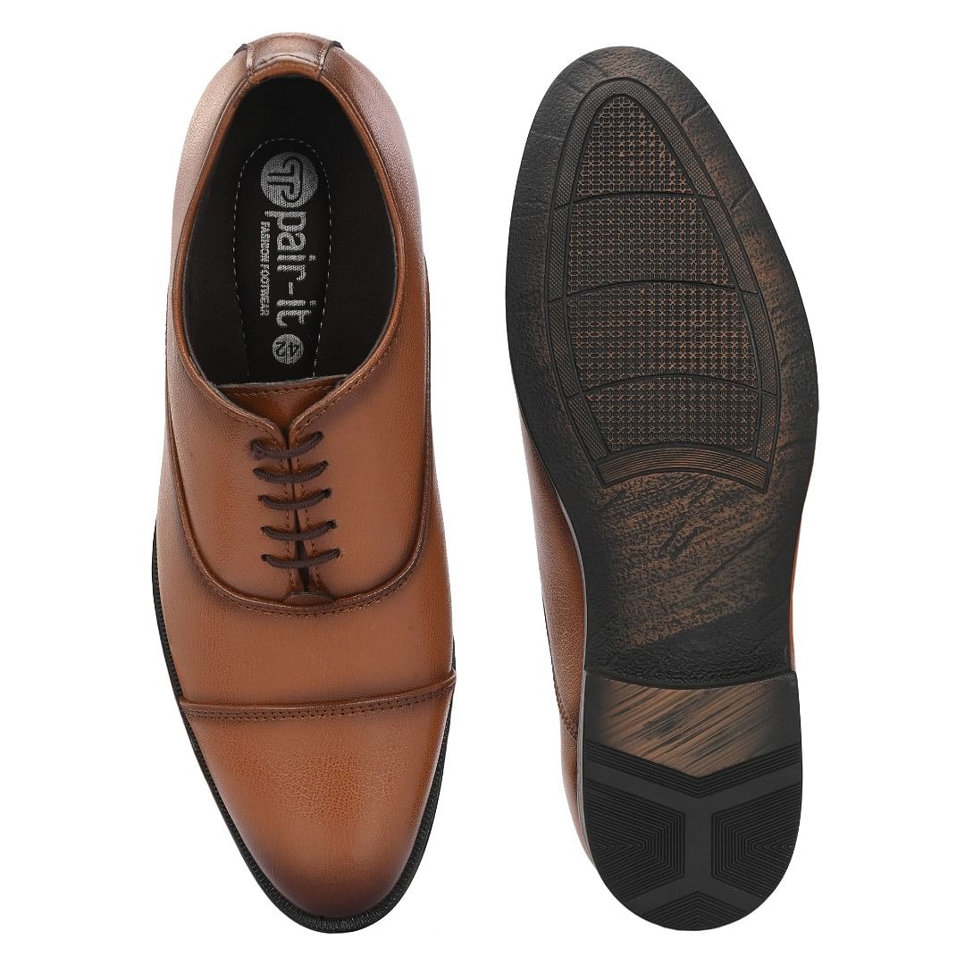 Pair-it LZ Men Elite Formal Shoe 11 Tan