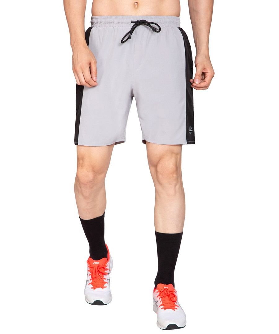 Authenzaa Men Dry Fit Shorts BTDFS008 Dark Grey 