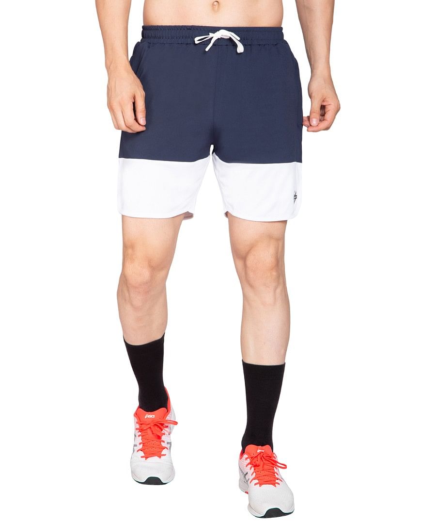 Authenzaa Men Dry Fit Shorts BTDFS005 Navy 