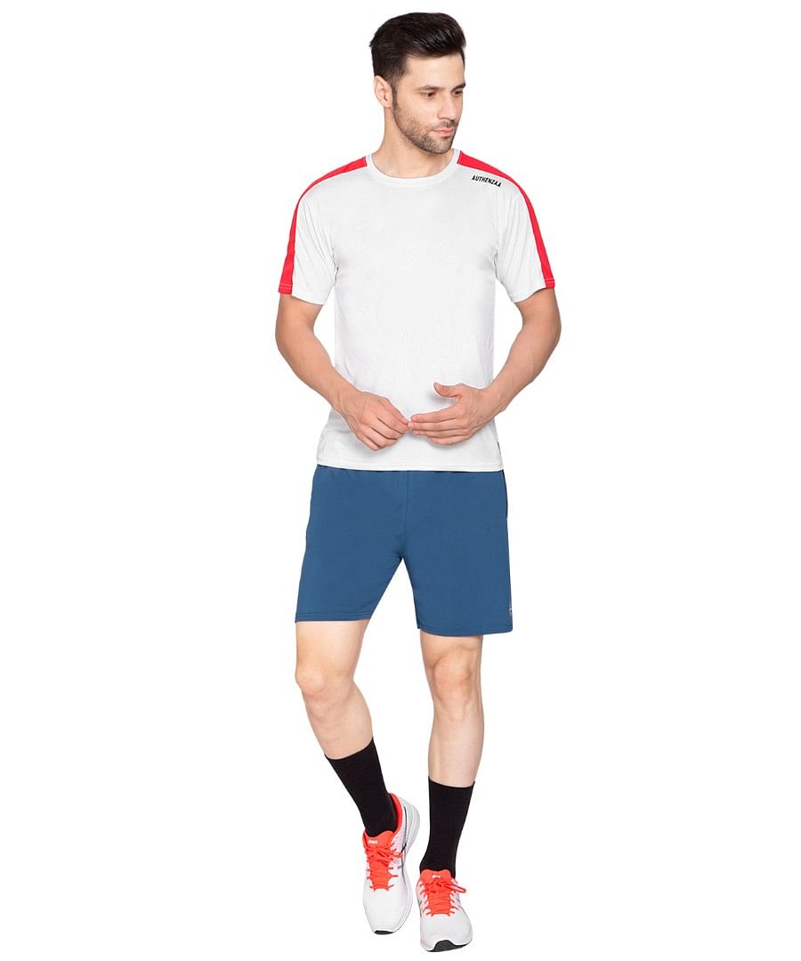 Authenzaa Men Dry Fit Shorts BTDFS007 Air force  