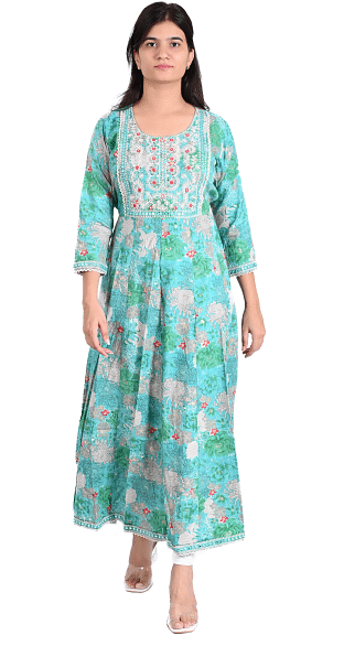 Authenzaa Women Kurti SFBKT016 Rama 