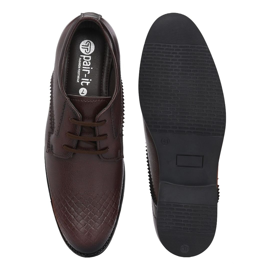 Pair-it LZ Men Elite Formal Shoe 05 Brown