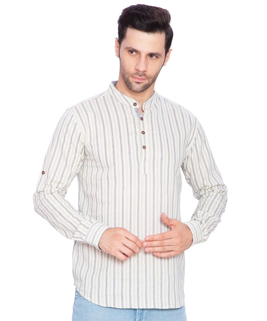 Authenzaa Men Casual Shirt SFCS001 Pista