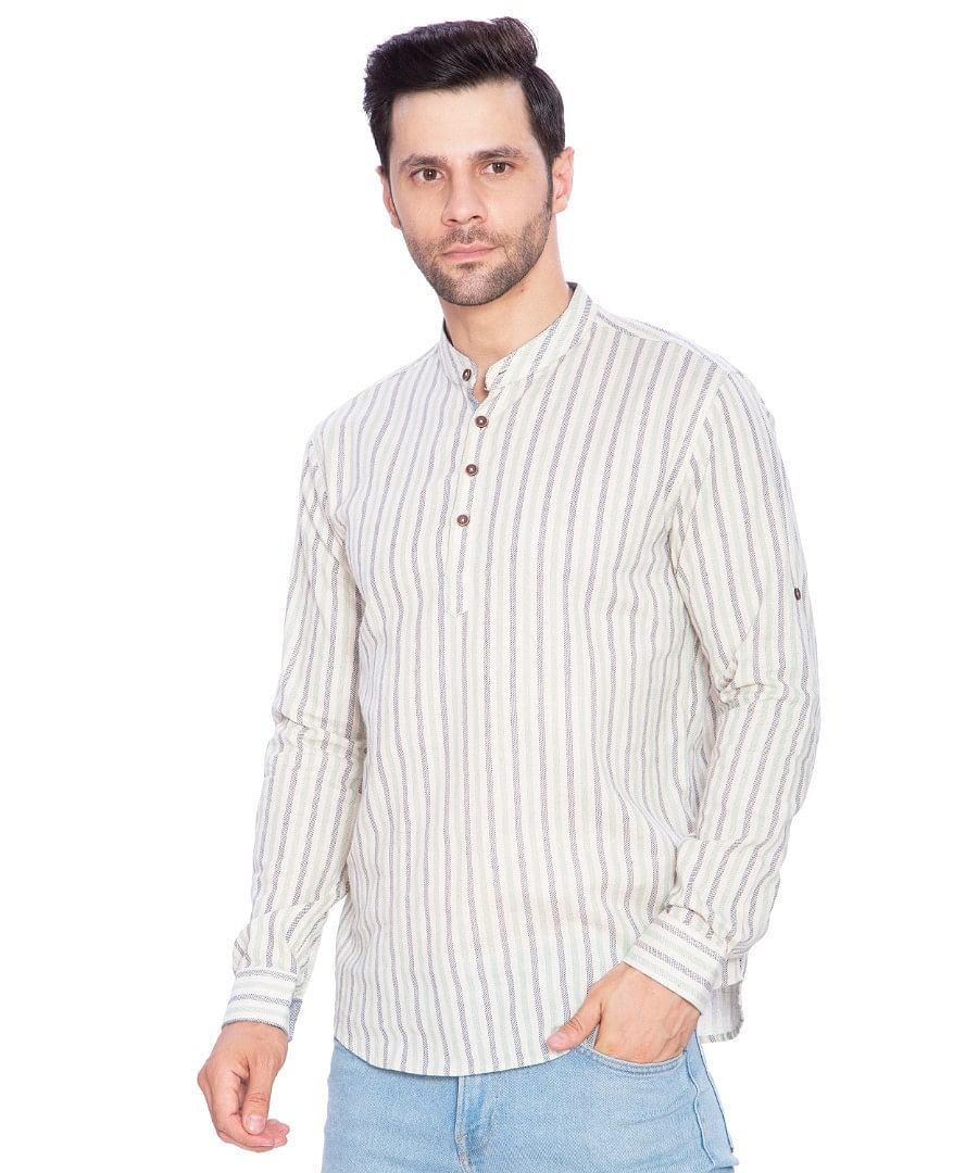 Authenzaa Men Casual Shirt SFCS001 Pista