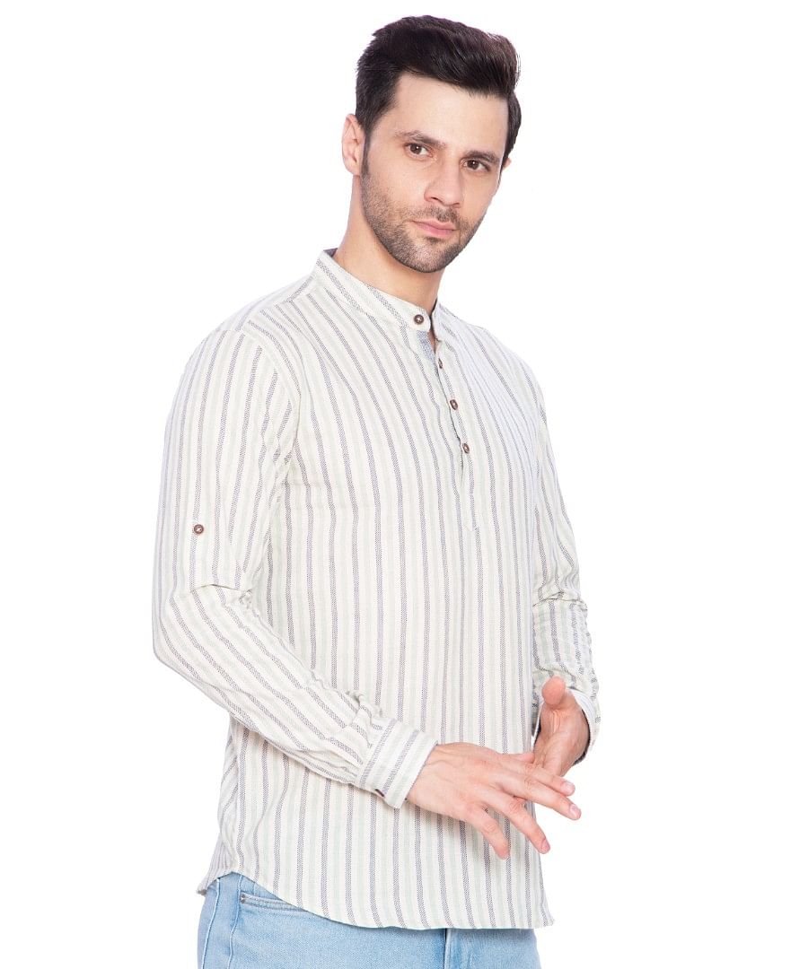 Authenzaa Men Casual Shirt SFCS001 Pista