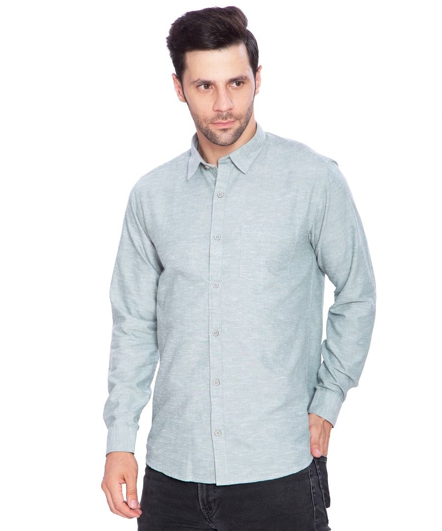 Authenzaa Men Casual Shirt SFCS002, Green