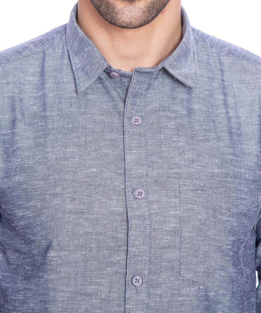 Authenzaa Men Casual Shirt SFCS002 Grey