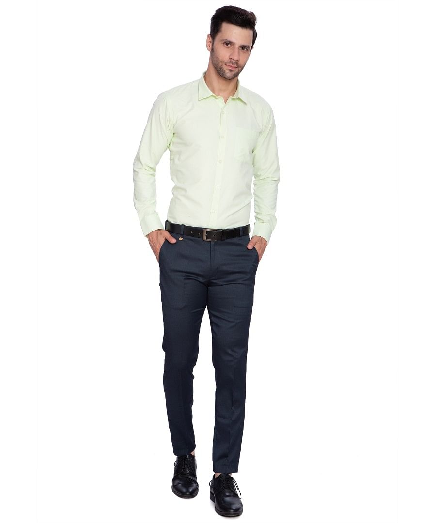 Authenzaa Men Formal Trouser 4SFF002 Blue 