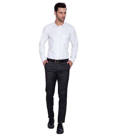 Authenzaa Men Formal Trouser 4SFF002 Black 