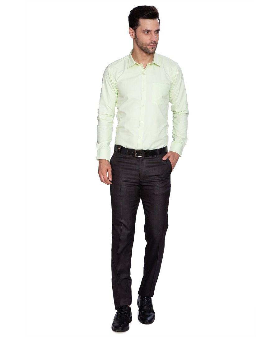Authenzaa Men Formal Trouser FT-0026, Black
