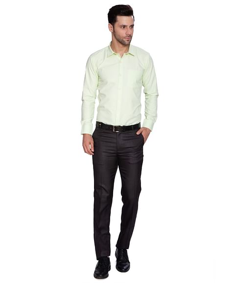 Authenzaa Men Formal Trouser FT-0026, Black