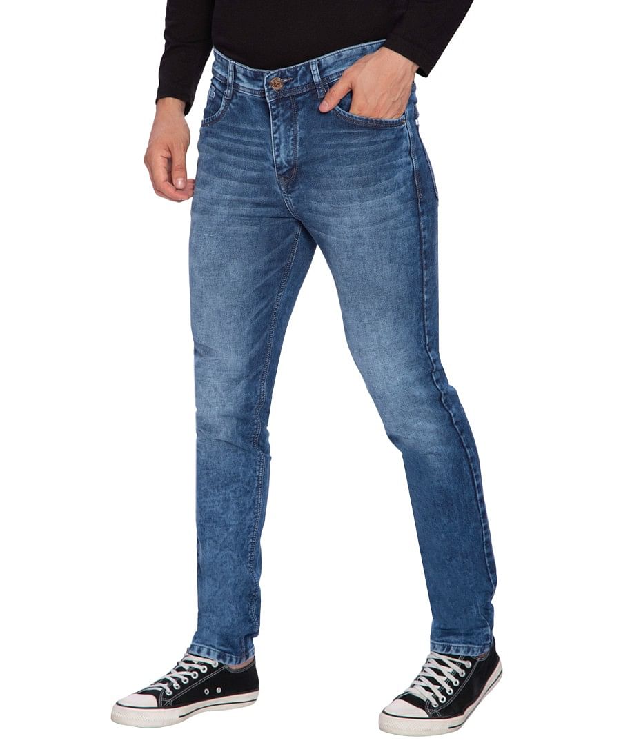 Authenzaa Men Truefit Jeans TFJ4S017 Dark Blue 