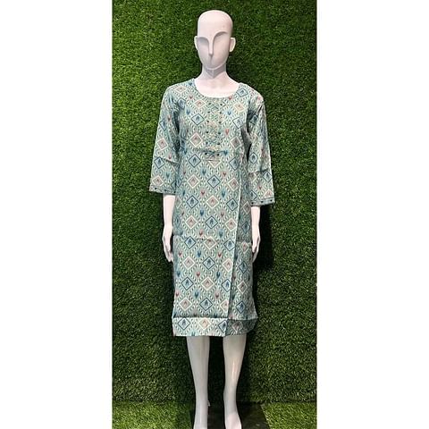 Authenzaa Women Kurti ATKT021 Rama 