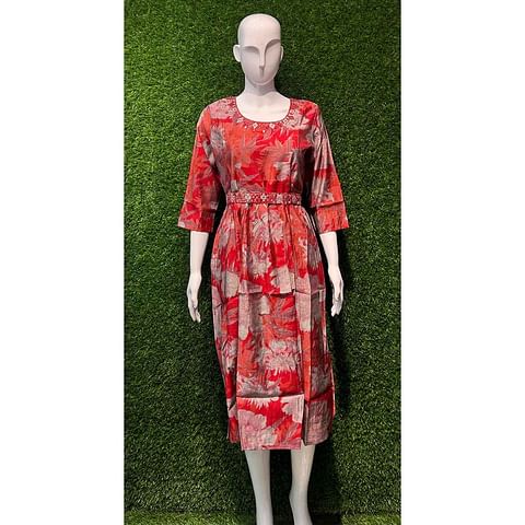 Authenzaa Women Kurti ATKT024 Multi 1 