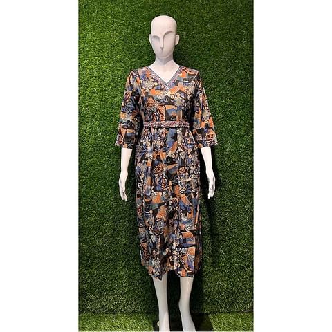 Authenzaa Women Kurti ATKT024 Multi 2 