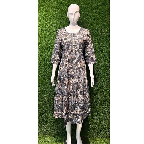 Authenzaa Women Kurti ATKT027 Multi 