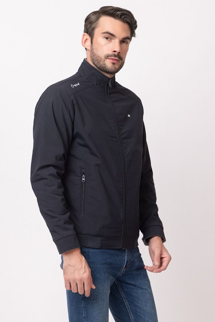 Authenzaa Men Winter Jacket MIFJ001 Dark Navy 