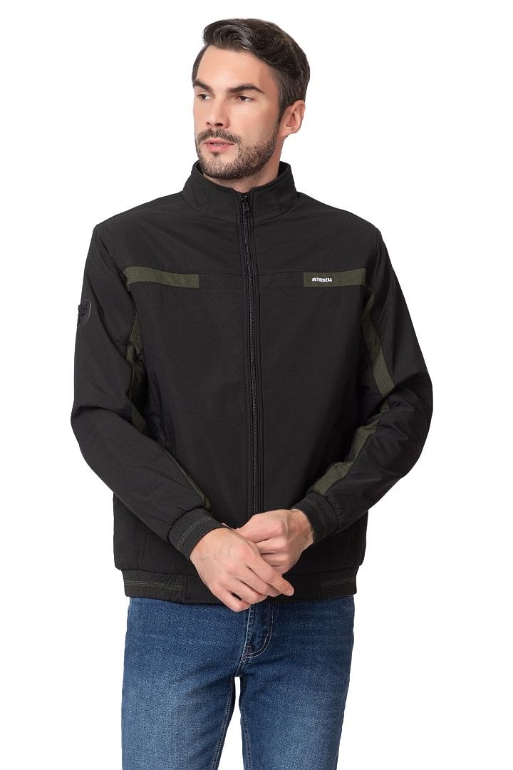 Authenzaa Men Winter Jacket MIFJ003 Black 