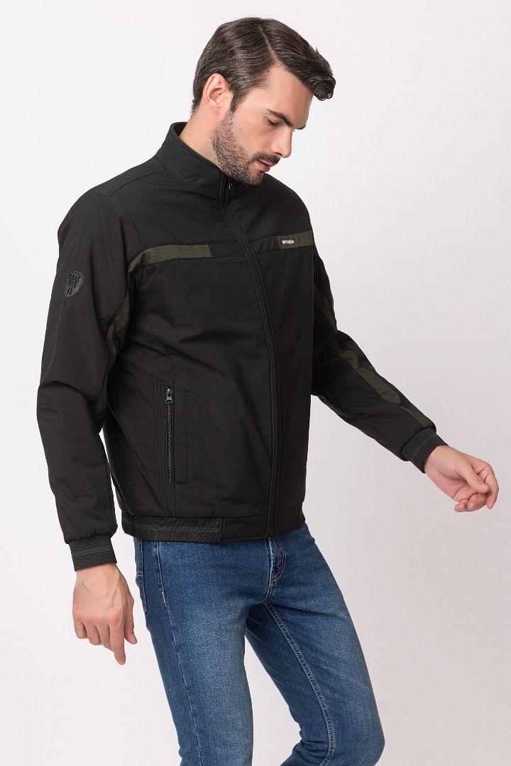 Authenzaa Men Winter Jacket MIFJ003 Black 