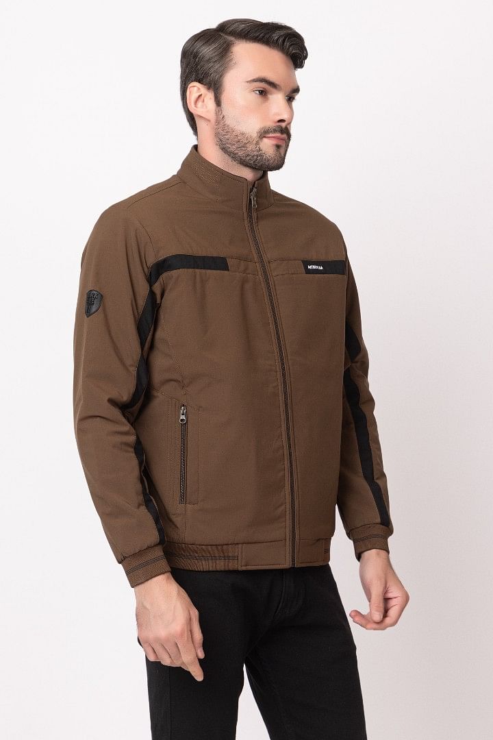 Authenzaa Men Winter Jacket MIFJ003 Brown 