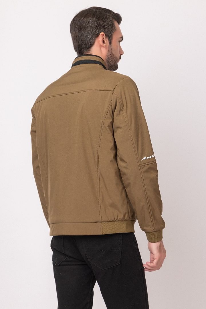 Authenzaa Men Winter Jacket MIFJ004 Tan 