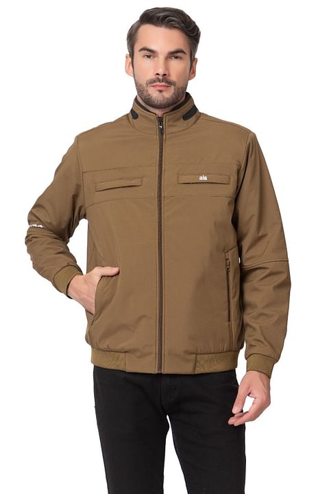 Authenzaa Men Winter Jacket MIFJ004 Tan 