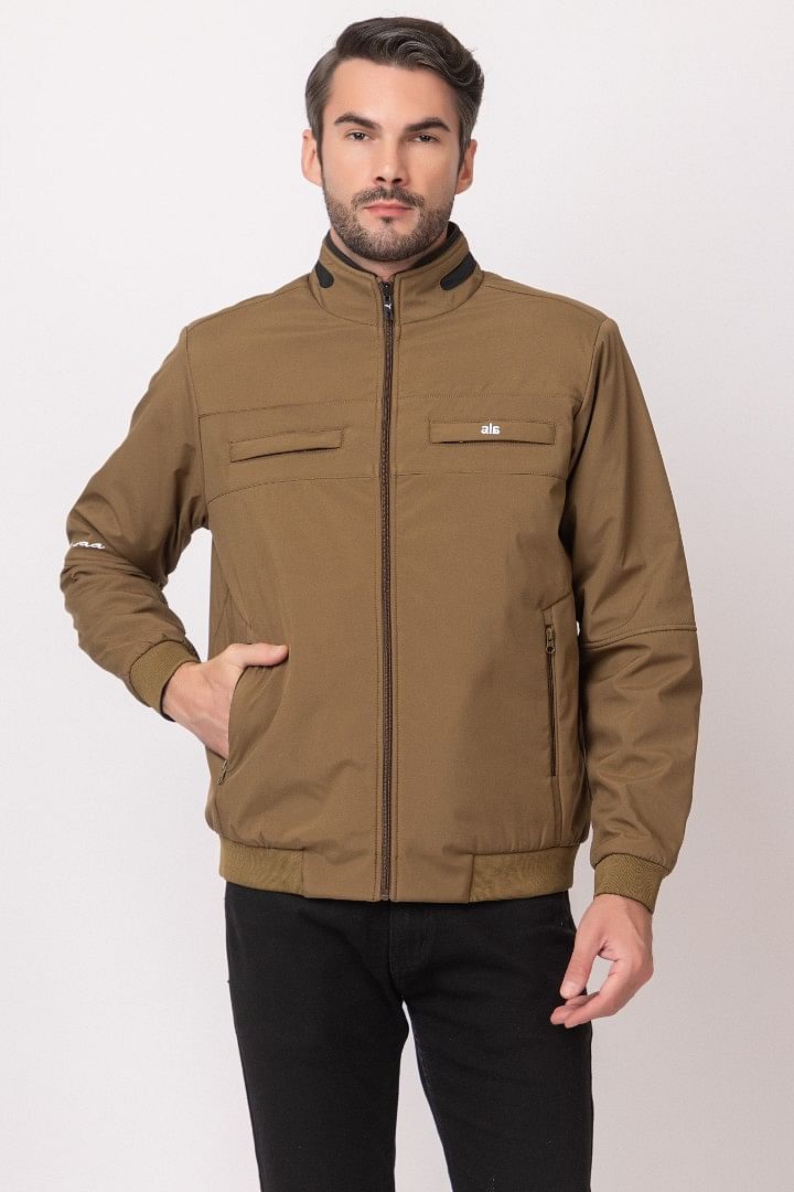 Authenzaa Men Winter Jacket MIFJ004 Tan 