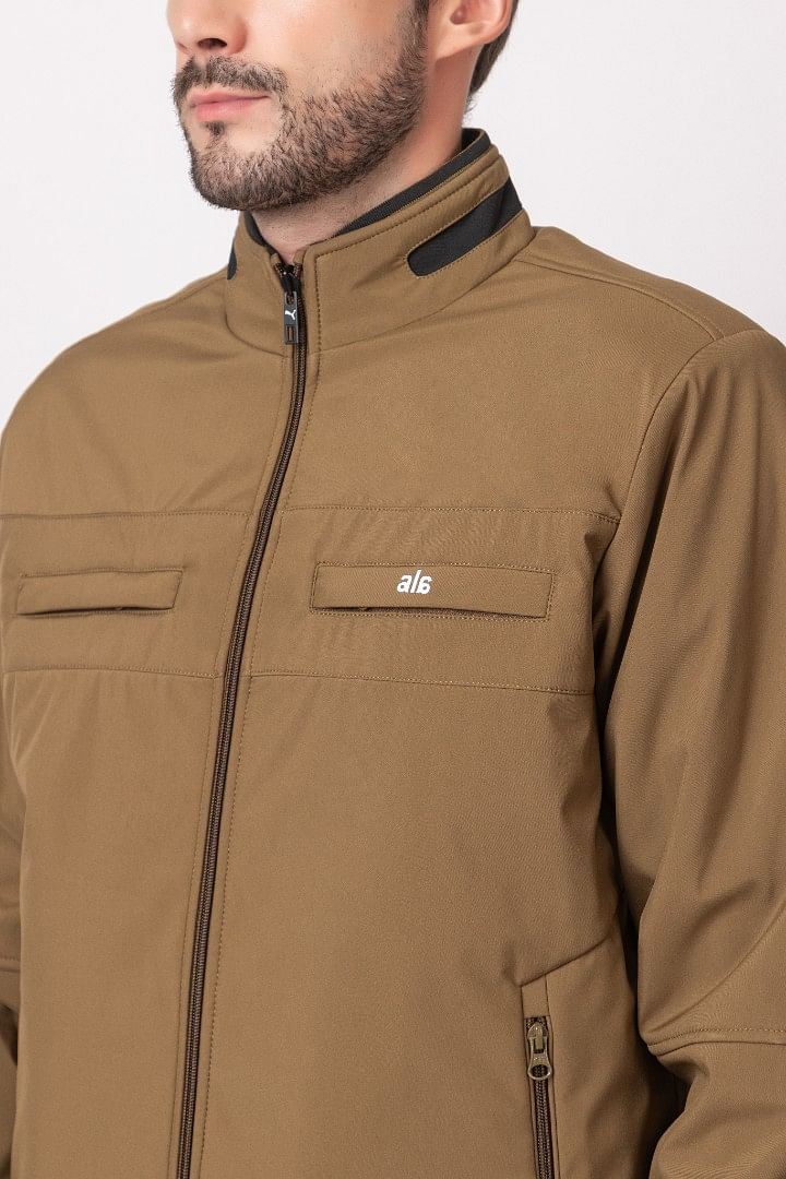 Authenzaa Men Winter Jacket MIFJ004 Tan 