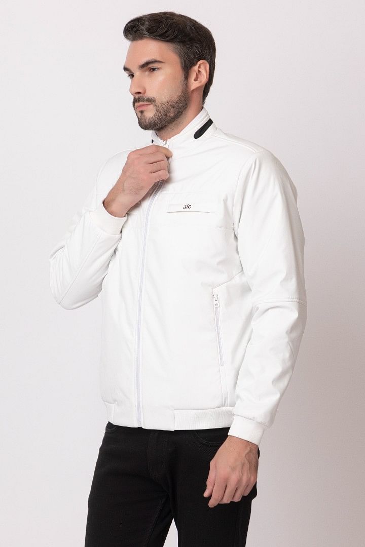 Authenzaa Men Winter Jacket MIFJ004 White 