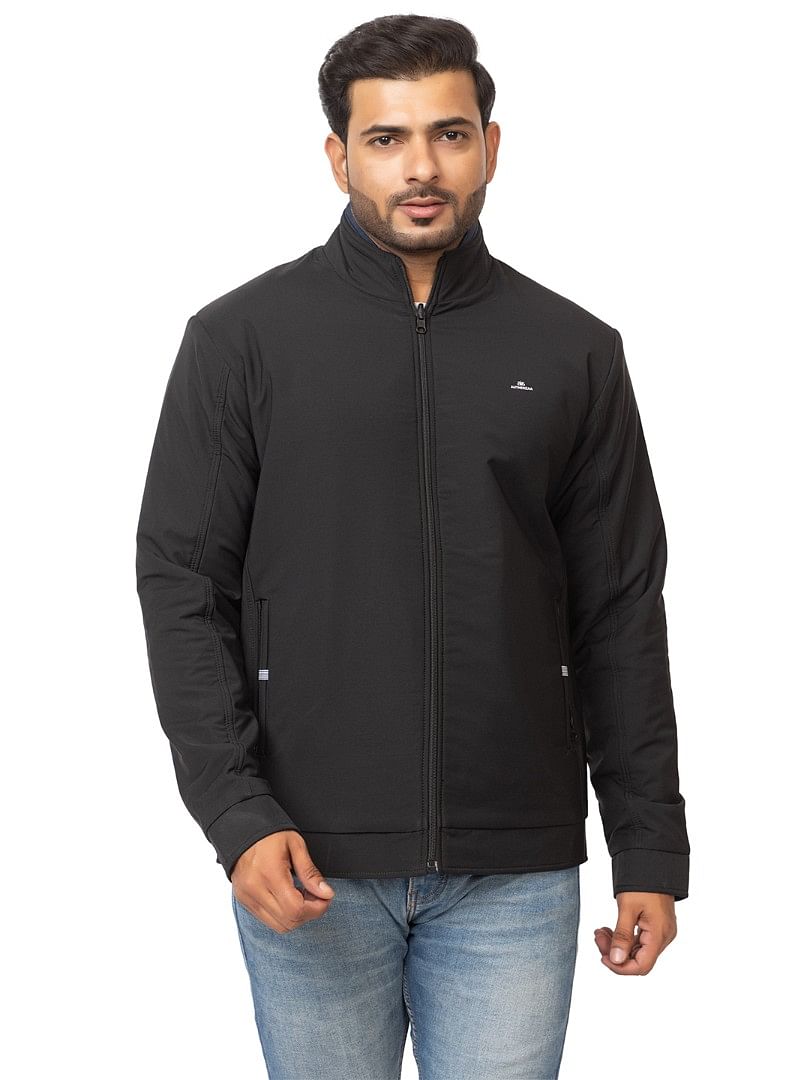 Authenzaa Men Winter Jacket MIFJ005 Black