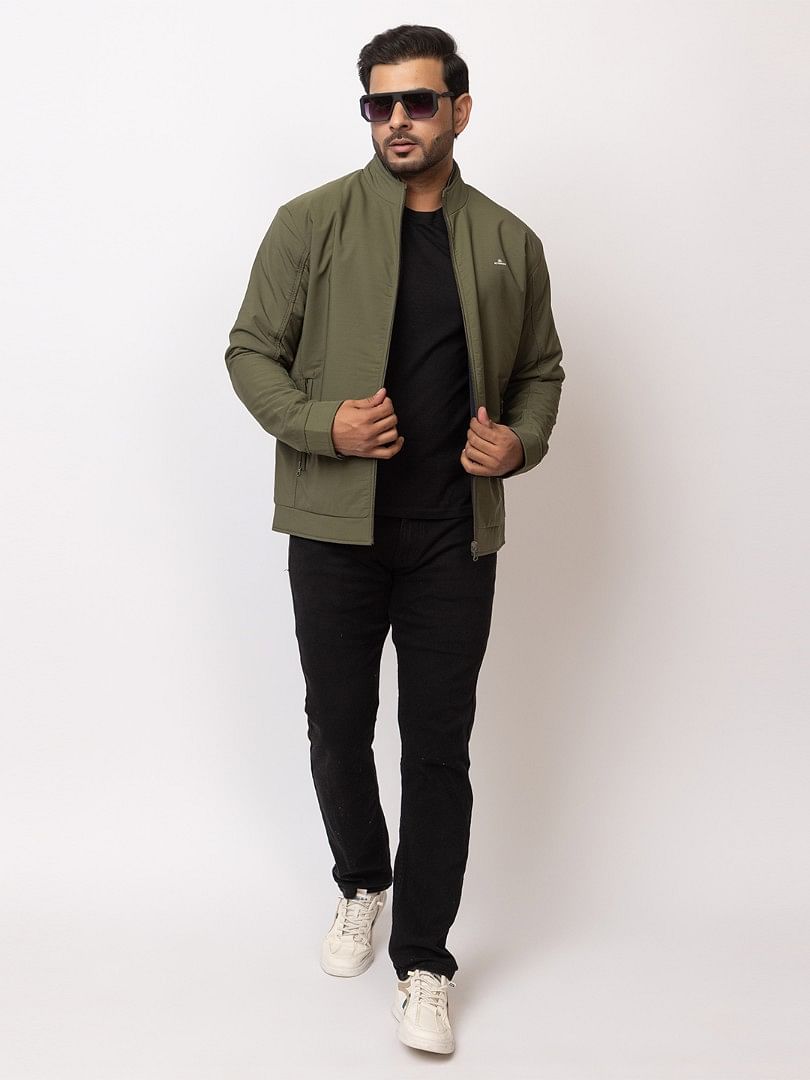 Men Winter Jacket MIFJ005 FOREST GREEN