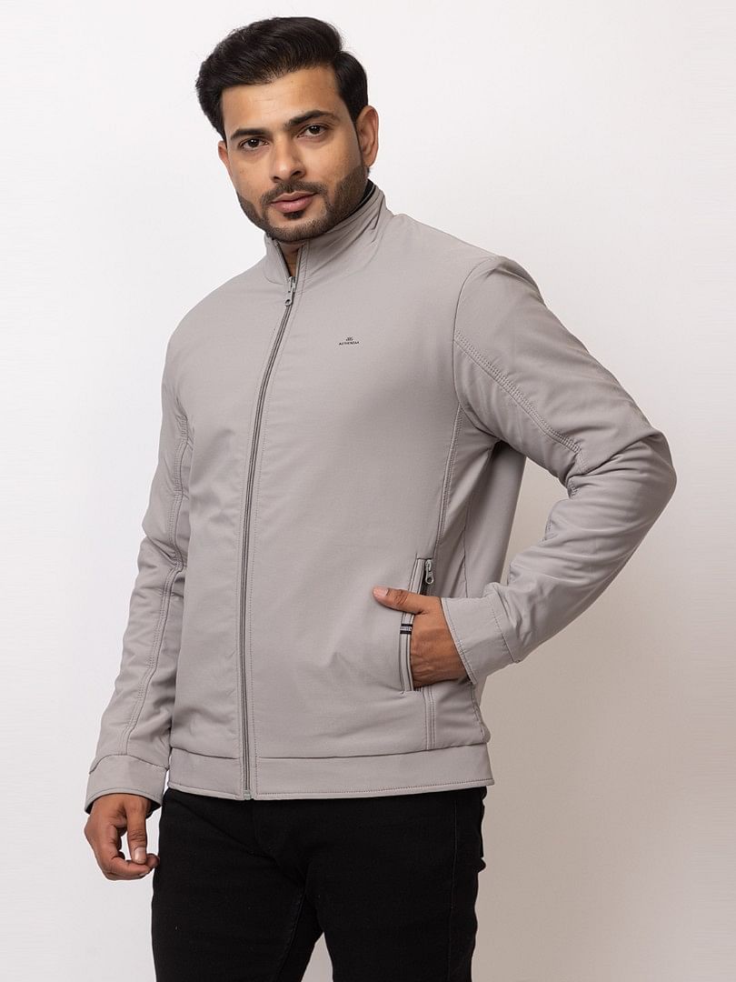 Men Winter Jacket MIFJ005 LIGHT GREY