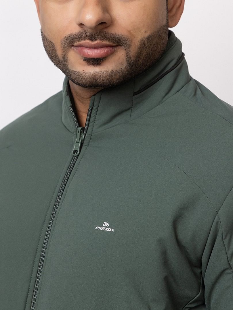 Men Winter Jacket MIFJ008  BRIGHT GREEN