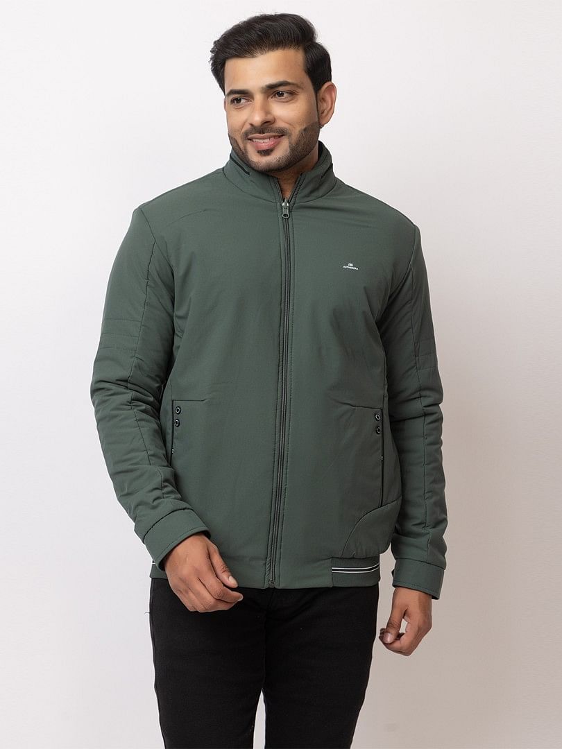 Men Winter Jacket MIFJ008  BRIGHT GREEN