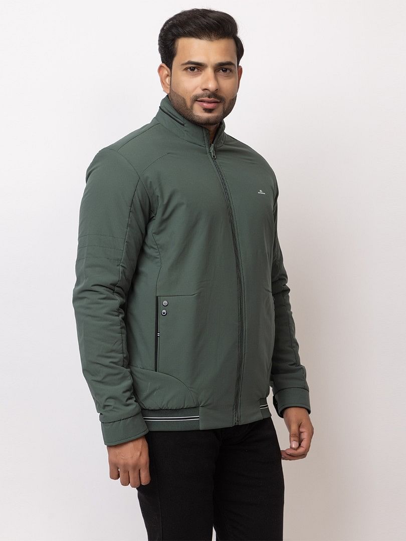 Men Winter Jacket MIFJ008  BRIGHT GREEN